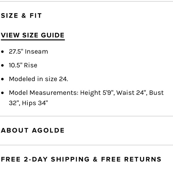 Agolde Fen High Rise Relaxed Taper in Wander NWT NBW - Picture 5 of 10